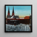 Kirche von Johannes in Helsinki - Sulho Sipil — gerahmtes Bild an der Wand