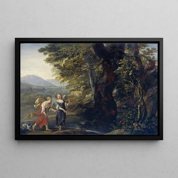 Eglon van der Neer - Tobias and the angel.webp