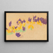 Blumen im Garten des Schlosses Krumau - Egon Schiele — gerahmtes Bild an der Wand