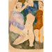 Reproduktion des Gemäldes Drei Mädchen - Egon Schiele