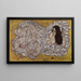 Frau liegend - Egon Schiele — gerahmtes Bild an der Wand