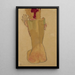 Reproduktion des Gemäldes Studie der Schwester des Künstlers - Egon Schiele