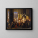 Prozession anlässlich des Corpus Christi-Fests in Rom - Egron Lundgren — gerahmtes Bild an der Wand