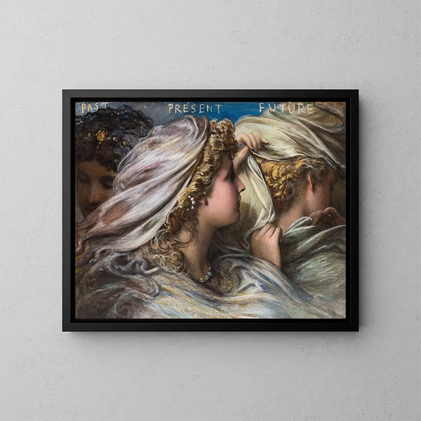 Die Parzen - Egron Lundgren — gerahmtes Bild an der Wand