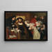 Christian II signiert den Befehl zur Hinrichtung von Torben Oxe - Eilif Peterssen — gerahmtes Bild an der Wand
