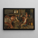 Siesta in einer Osteria in Sora - Eilif Peterssen — gerahmtes Bild an der Wand