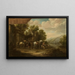 Landschaft mit Reitern - Eise Aetes Ruytenbach — gerahmtes Bild an der Wand