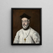 Portrait de Diego de Covarrubias et Leiva 1512-1577 - El Greco — gerahmtes Bild an der Wand