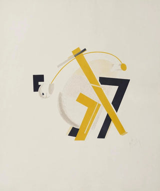 El Lissitzky - An Old Man His Head Two Paces Behind Alter.webp