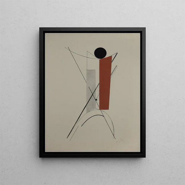 Kestnermappe Proun Rob Levnis & Chapman GmbH Hannover 3 - El Lissitzky — gerahmtes Bild an der Wand