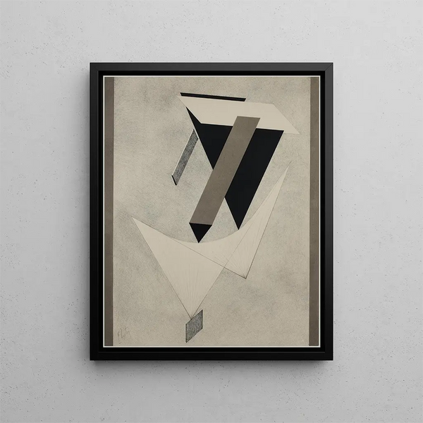 Kestnermappe Proun Rob Levnis & Chapman GmbH Hannover 4 - El Lissitzky — gerahmtes Bild an der Wand