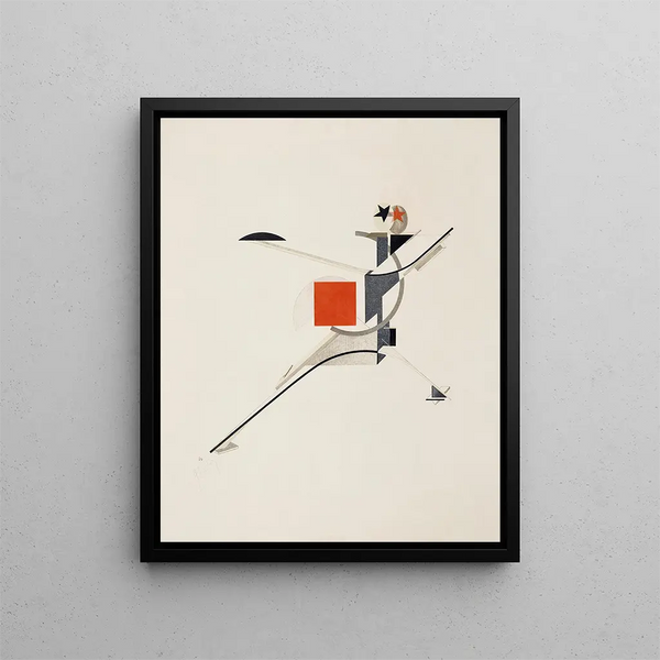 L'Homme Nouveau Neuer - El Lissitzky — gerahmtes Bild an der Wand