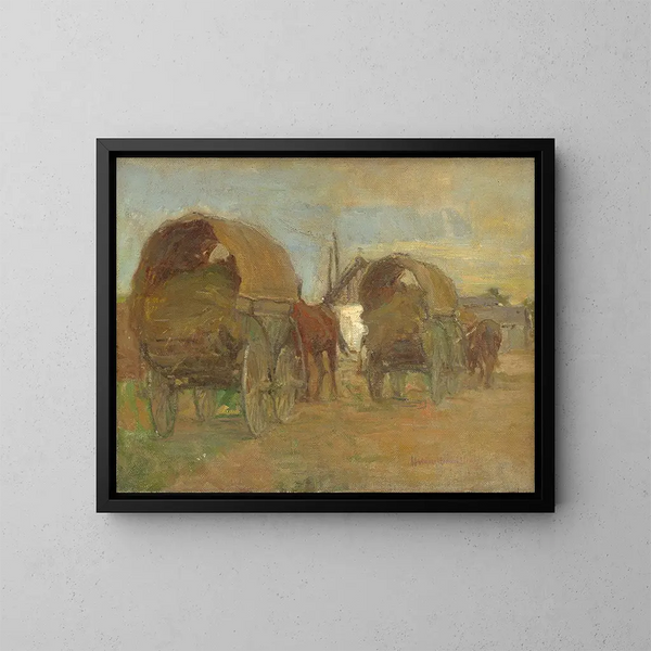 Caravanes de gitans - Elemér Halász-Hradil — gerahmtes Bild an der Wand