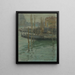 Gondeln von Venedig - Elemér Halász-Hradil — gerahmtes Bild an der Wand
