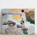 Reproduktion des Gemäldes Elena in Cala de Saint Vincent - Joaquín Sorolla