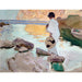 Reproduktion des Gemäldes Elena in Cala de Saint Vincent - Joaquín Sorolla