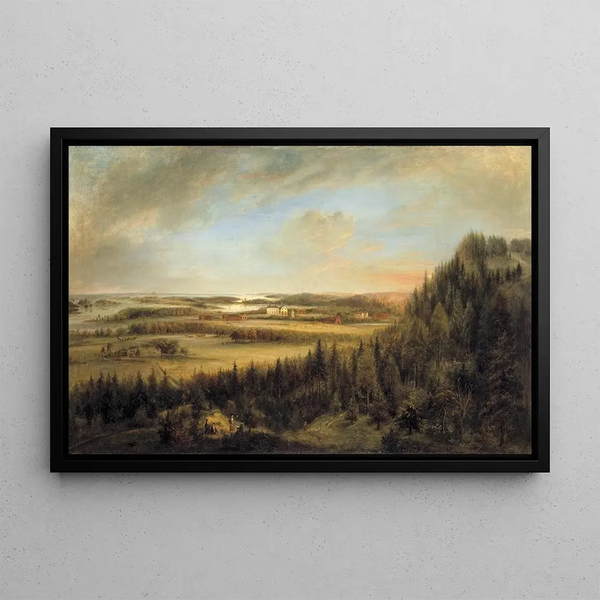 Aspa Bruk - Elias Martin — gerahmtes Bild an der Wand