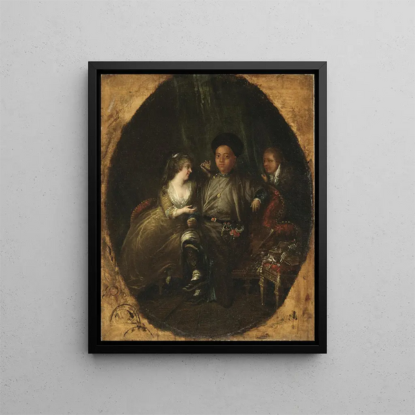 Choi Afock Aurora Taube und Olof Lindahl - Elias Martin — gerahmtes Bild an der Wand