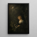 Maria Gyllenstierna de Lundholm 1716-1783 Baronin - Elias Martin — gerahmtes Bild an der Wand