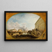 Vue de Stockholm I - Elias Martin — gerahmtes Bild an der Wand