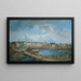 Vue de Stockholm V - Elias Martin — gerahmtes Bild an der Wand