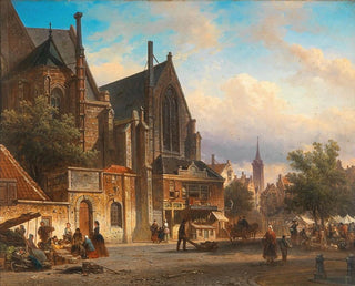 Elias Pieter van Bommel - Hollndische Marktansicht.webp