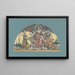 Gesetzgebung korrumpiert - Elihu Vedder — gerahmtes Bild an der Wand