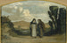Moines sur la voie Appienne - Elihu Vedder — Ansicht des Kunstwerks