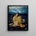 L'âme im Sklavenhandel - Elihu Vedder — gerahmtes Bild an der Wand