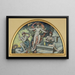 Studie für die Anarchie - Elihu Vedder — gerahmtes Bild an der Wand