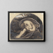 La Madeleine - Elihu Vedder — gerahmtes Bild an der Wand