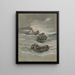 Der Schiffsbruch - Elihu Vedder — gerahmtes Bild an der Wand