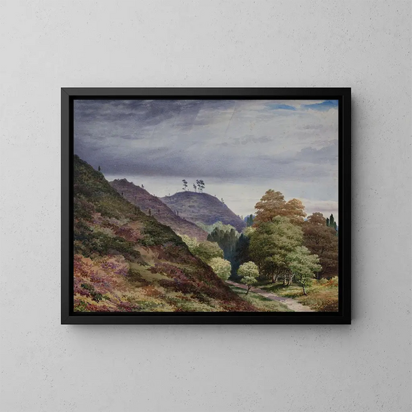 Hügel von Cofton - Elijah Walton — gerahmtes Bild an der Wand