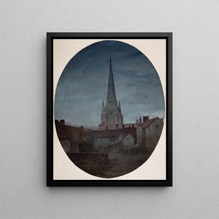 Elijah Walton - St Martins Church Birmingham By Night.webp