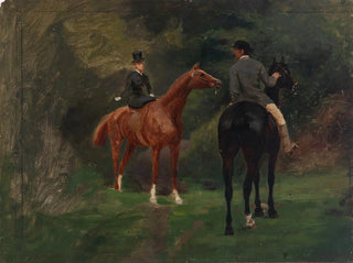 Eliphalet Fraser Andrews - Figures on Horseback.webp