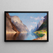Fjord-Landschaft - Elisabeth Grüttefien Kiekebusch — gerahmtes Bild an der Wand