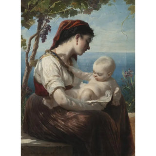 Elisabeth Jerichau Baumann - Young Mother and her Child.webp