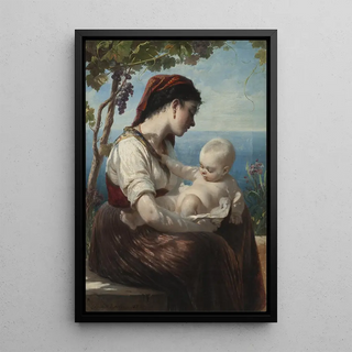 Elisabeth Jerichau Baumann - Young Mother and her Child.webp