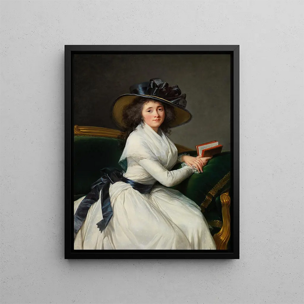 Comtesse de la Châtre Marie Charlotte Louise Perrette Aglaé Bontemps - Elisabeth Louise Vigée Le Brun — gerahmtes Bild an der Wand