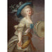 Reproduktion des Gemäldes Portrait einer Tänzerin - Elisabeth Louise Vigée Le Brun