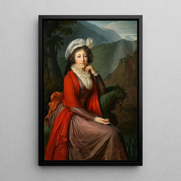 Reproduktion des Gemäldes Portrait der Gräfin Maria Theresia Bucquoi geborene Parr - Elisabeth Louise Vigée Le Brun