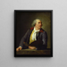 Portrait von Hubert Robert - Elisabeth Louise Vigée Le Brun — gerahmtes Bild an der Wand