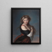 Portrait von Hyacinthe Gabrielle Roland - Elisabeth Louise Vigée Le Brun — gerahmtes Bild an der Wand