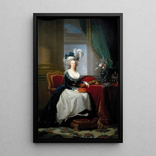 Reproduktion des Gemäldes Portrait von Marie-Antoinette, Königin von Frankreich - Elisabeth Louise Vigée Le Brun