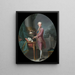 Portrait des Prinzen von Nassau - Elisabeth Louise Vigée Le Brun — gerahmtes Bild an der Wand