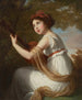 Portrait der Tochter der Künstlerin Jeanne Julie Louise Le Brun 1780-1819, die Gitarre spielt - Elisabeth Louise Vigée Le Brun — Ansicht des Kunstwerks