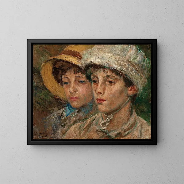 Amis inséparables - Eliseu Visconti — gerahmtes Bild an der Wand