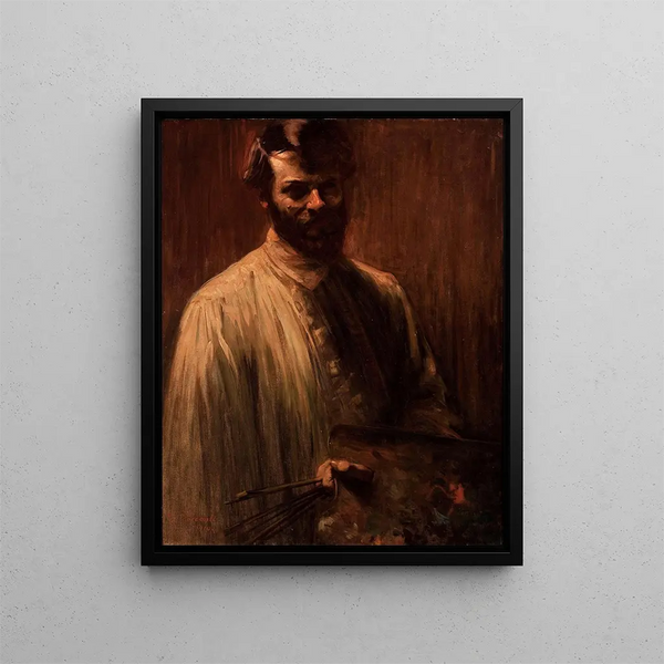 Selbstporträt - Eliseu Visconti — gerahmtes Bild an der Wand