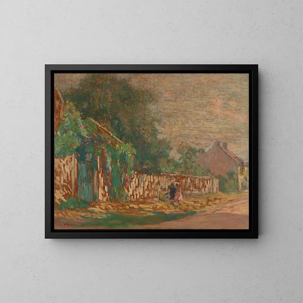 Blumen der Straße - Eliseu Visconti — gerahmtes Bild an der Wand
