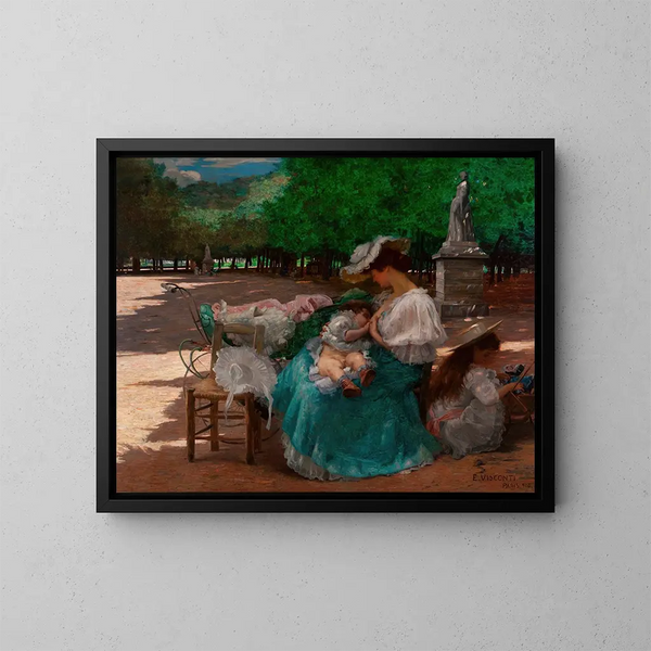 Mutterschaft - Eliseu Visconti — gerahmtes Bild an der Wand